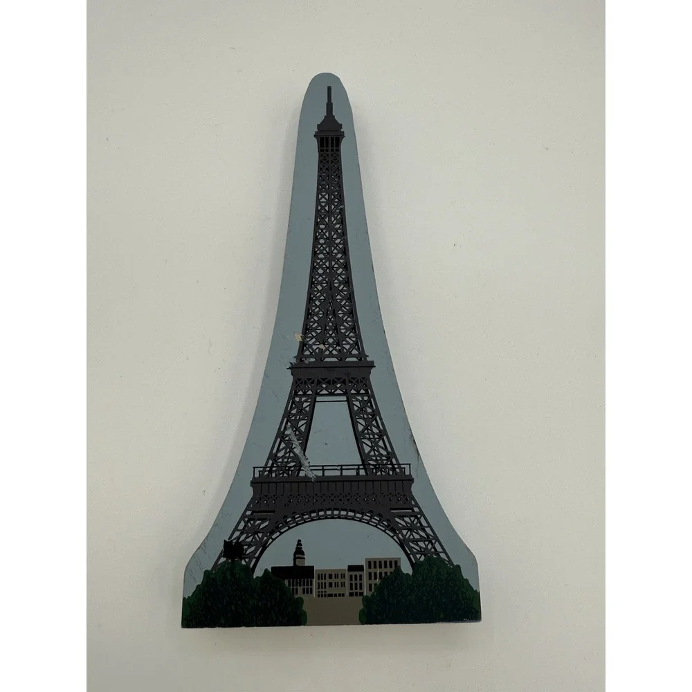 Cat's Meow‎ Big Ben Eiffel Tower California Mission Wood Set